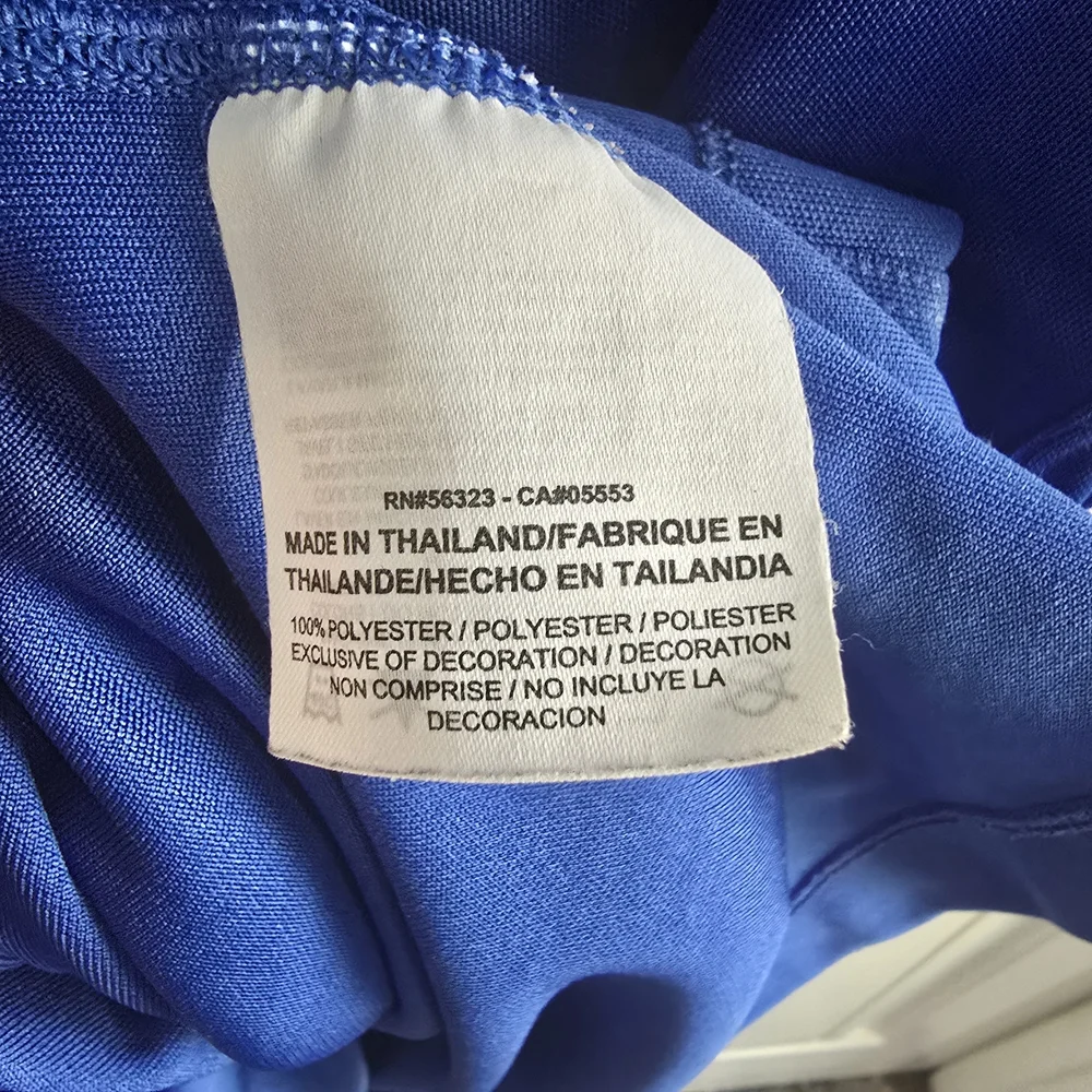 Nike Men's XXL Dri Fit Blue Performance Polo Golf Shirt Must Have - Picture 4 of 8